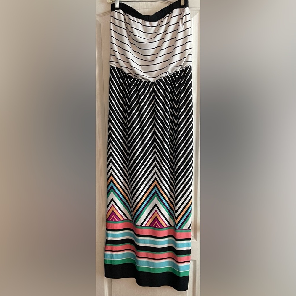 J.F.W Tube Top Maxi Dress XL